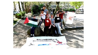 Spendenlauf für Gaza in Darmstadt