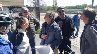 Politische Stadtteilführung in Pieschen