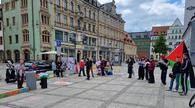 Zwickau: Kundgebung zum Nakba-Tag