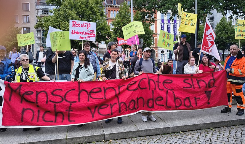 Kämpferische Aktionen gegen die gesundheitspolitischen Angriffe