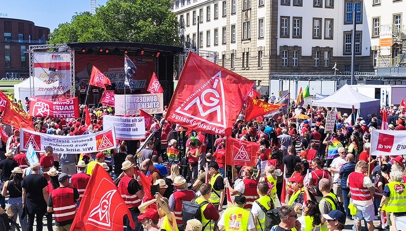 Ruhrpott-Rebellion Duisburg: Über 3.000 demonstrieren für die Rechte der Arbeiterklasse