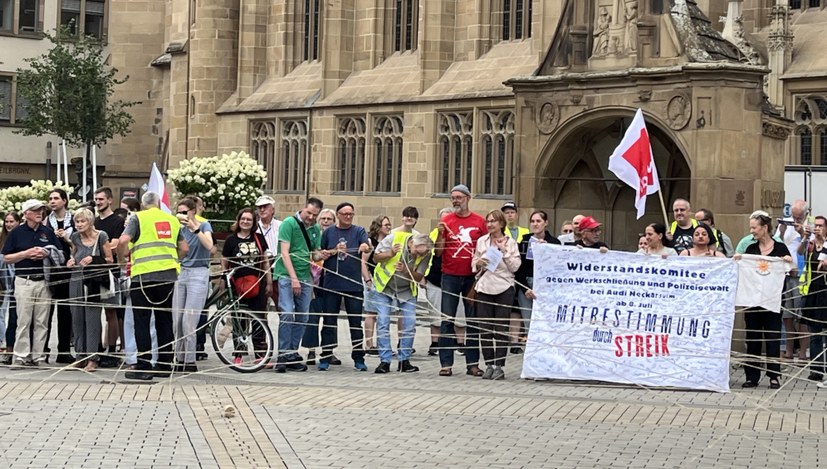 Neckarsulm: Solidarität und Widerstand gegen die Werksschließung bei Audi wachsen