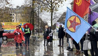Solidarität mit Genossen der MLPD und Arbeitern in Neckarsulm