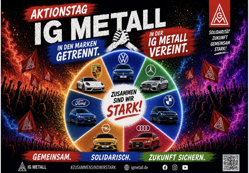VW Zwickau: Bis zu 1000 Kollegen waren dabei