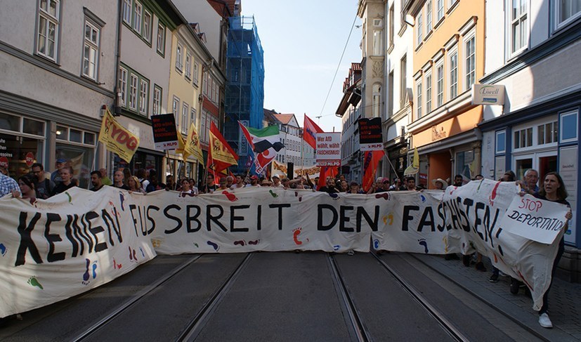 Veranstaltung zum modernen Faschismus auf dem Sommercamp