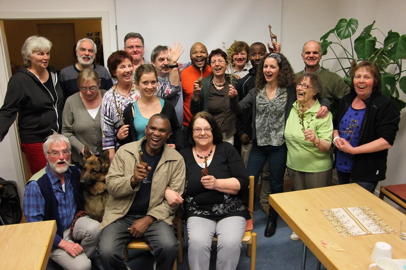 Gruß an unsere Freunde von Marikana Südafrika zum Gedenken an die Opfer des Marikana-Massakers vor 14 Jahren