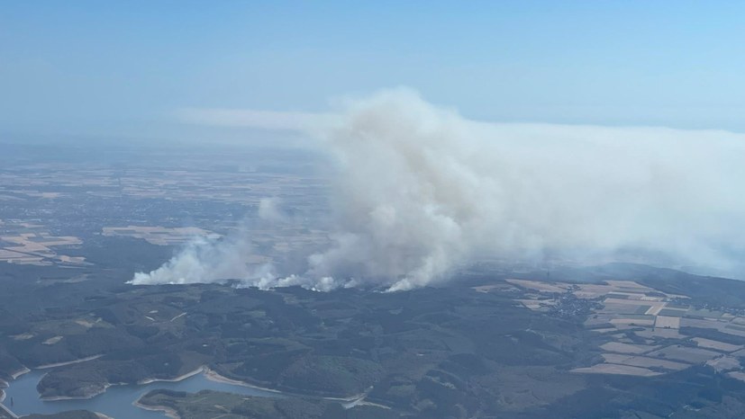 Waldbrand bei Hürtgenwald spitzt sich dramatisch zu