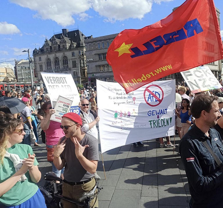 260831 Antifaschistischer Tag in Halle