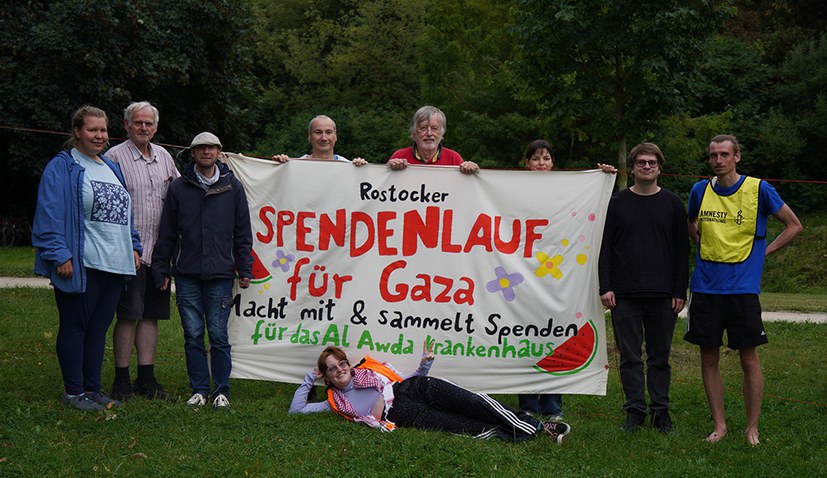Wie wir einen Spendenlauf für Gaza organisiert haben