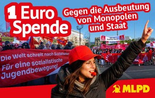 Neue Spendensammlung: „1 Euro gegen die Ausbeutung von Monopolen und Staat“