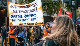 Rebellion gegen Ausbeutung von Staat und Monopolen!