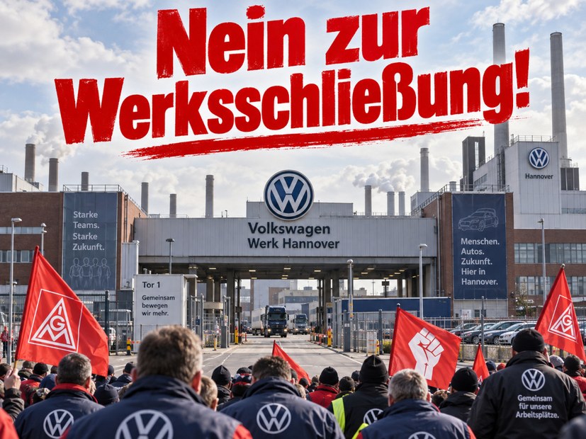Solidaritätsfest gegen die Schließung des VW-Werkes Hannover
