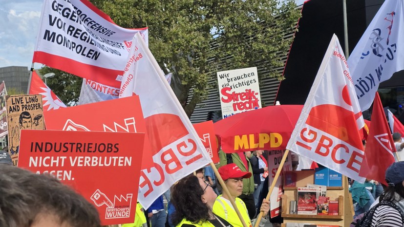 Bilderstrecke vom bundesweiten DGB-Aktionstag | Stand 18:30