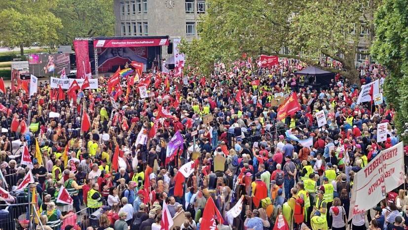 175.000 bei Protest- und Kampftag gegen die Regierung