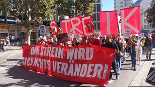 Klassenkämpferischer Geist und zahlreiche "Merz muss weg"-Rufe