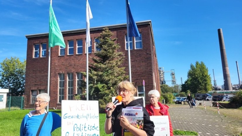 Protestkundgebung bei BP Gelsenkirchen