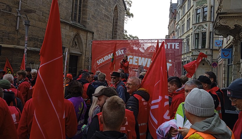 Kämpferischer Auftakt der Metalltarifrunde in Erfurt