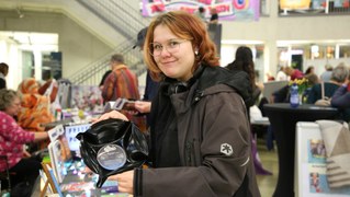 Spendentisch beim Frauenpolitischen Ratschlag