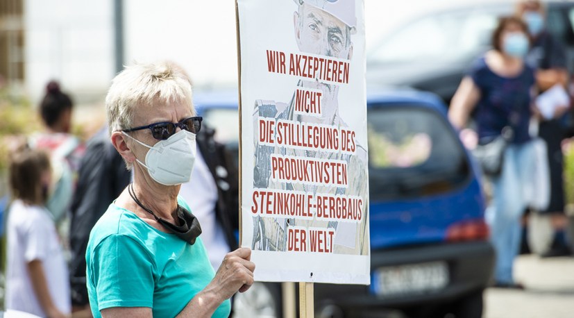 Demonstranten aus Neukirchen-Vluyn
