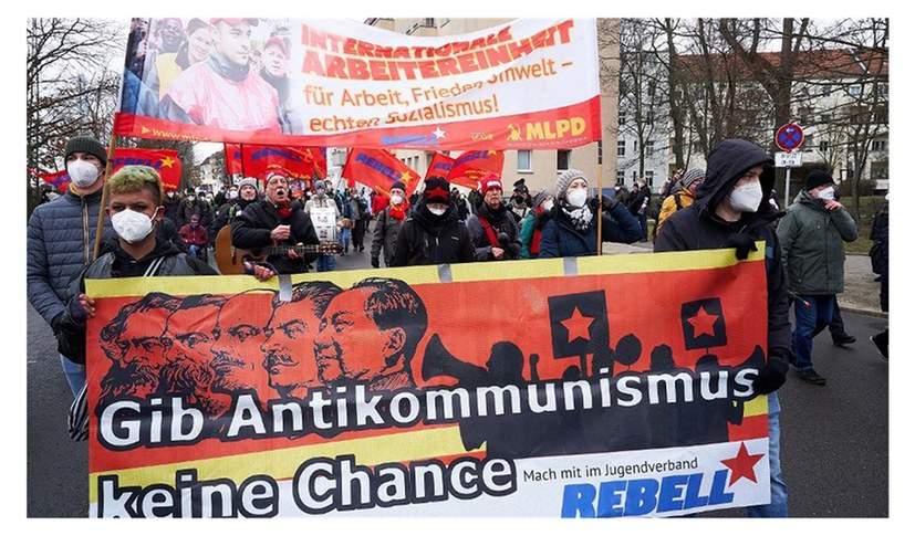Lenin-Liebknecht-Luxemburg-Demonstration im Januar 2022