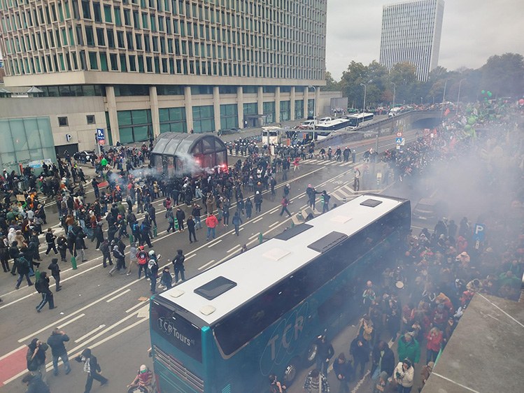 Fulminanter Generalstreik in Belgien