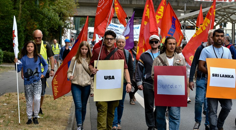 Demo gegen Ukrainekrieg und Gasumlage