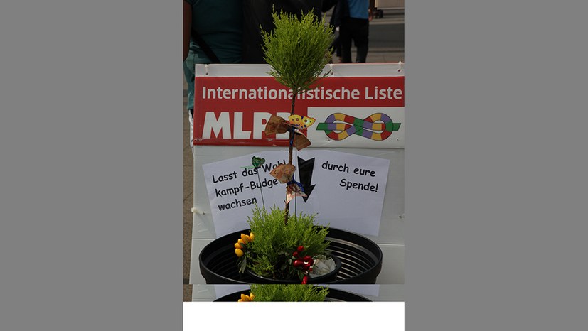 Wahlkampfauftakt Internationalistische Liste/MLPD in Hannover, 21.08.21