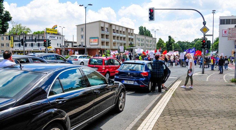 190615 Bergarbeiter-Demo Kreuzung blockiert Hg06777.jpg