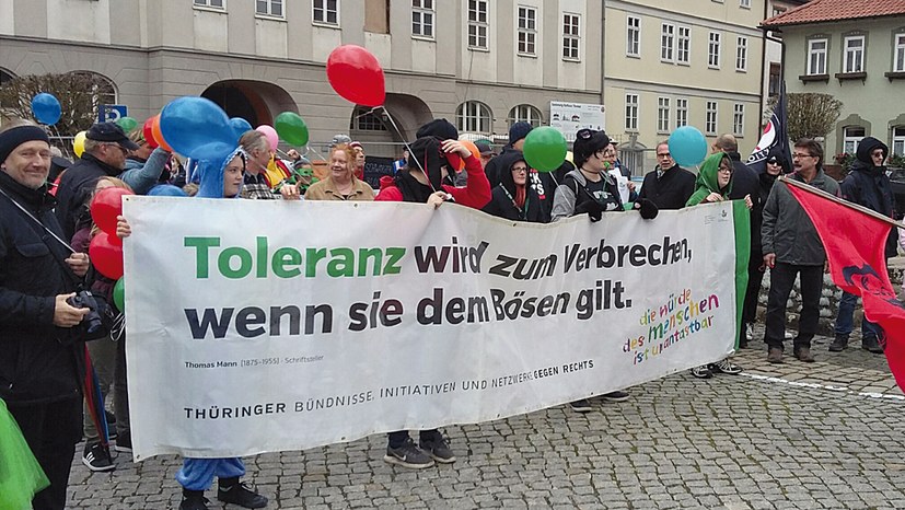 „Wir können über alles streiten, gegen Nazis müssen wir uns einig sein“