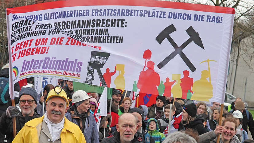 Massenentlassung im Bergbau – Demonstration am 15. Juni