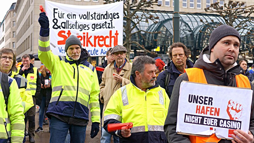 Logistikbranche im Streikmodus