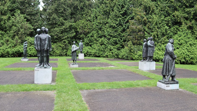 Ein Denkmal für die Opfer von Faschismus und Krieg