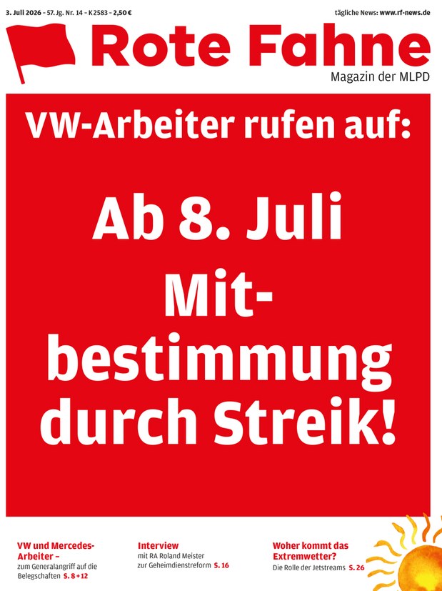 Rote Fahne 14/2026