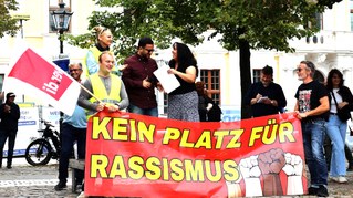 Migrantenstreik in Magdeburg: „Wir lassen uns nicht vertreiben! Wir streiken!“