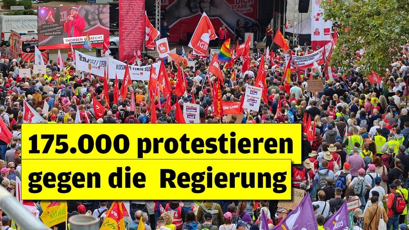 175.000 gegen die Regierung - Eindrücke vom Kampf- und Protesttag