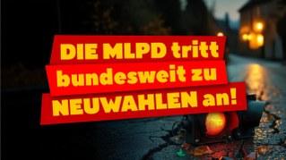 Ampel-Regierung zerbricht, Faschist Trump in den USA gewählt, MLPD tritt bundesweit zu Neuwahlen an