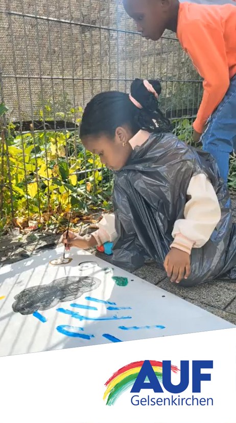 Kinderträume für die Zukunft – Malaktion in Gelsenkirchen-Horst