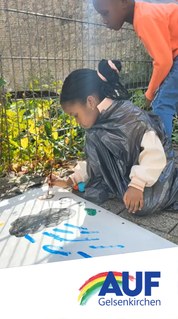 Kinderträume für die Zukunft – Malaktion in Gelsenkirchen-Horst