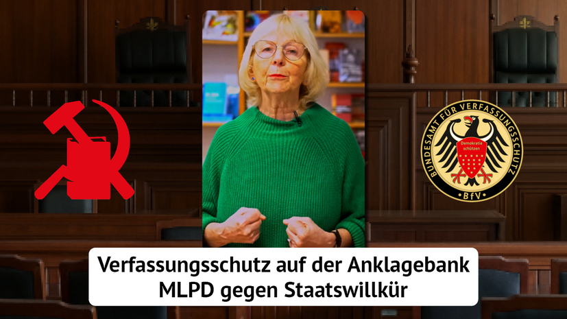 Politischer Eklat: MLPD klagt Verfassungsschutz an
