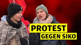 Proteste gegen die Sicherheitskonferenz SiKo in München