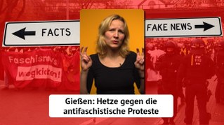 Wer ist hier gewalttätig?! 5 Fake-News über Gießen widerlegt