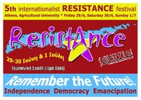 5th Internationalist RESISTANCE Festival