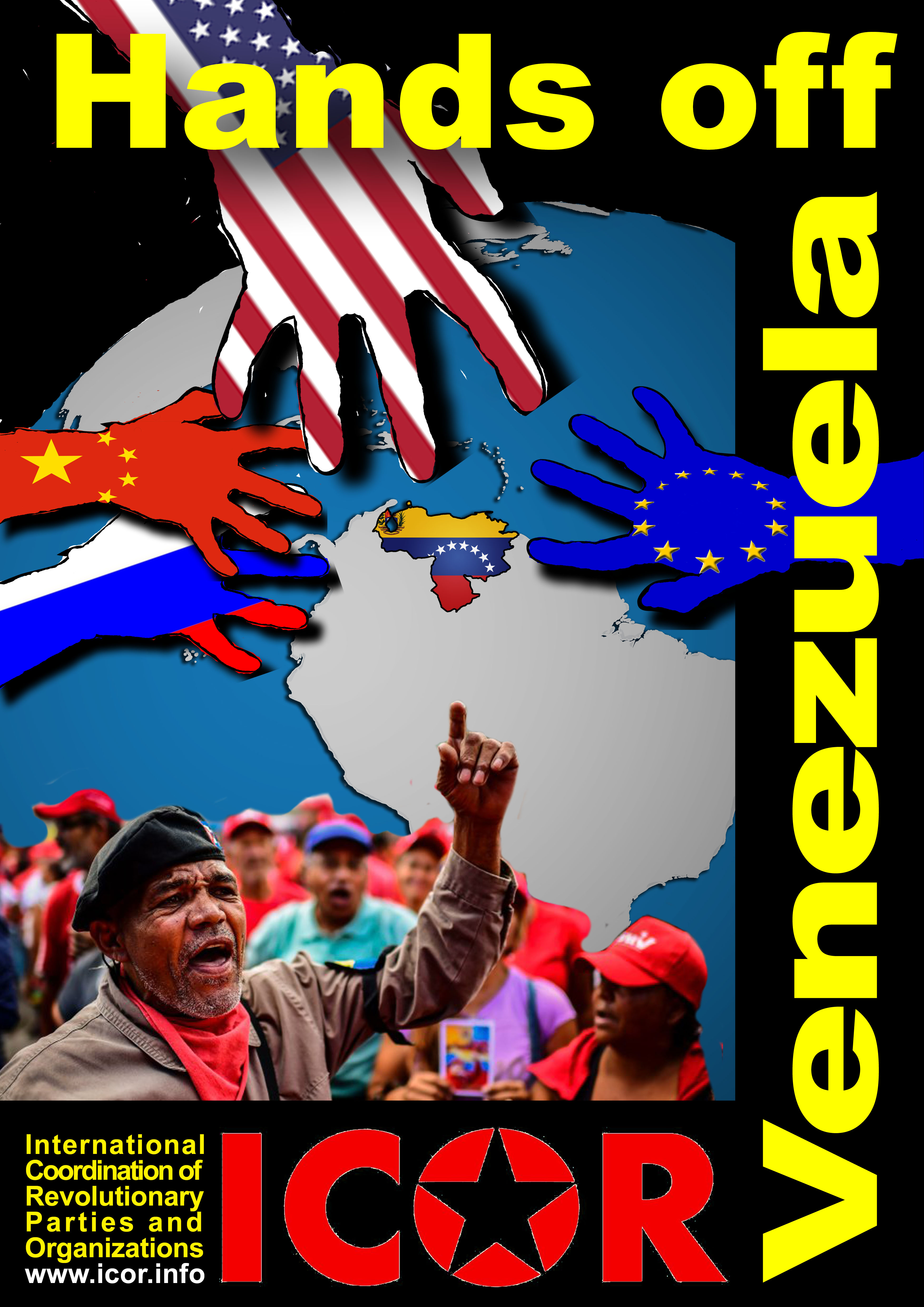 Hands off Venezuela!  Participate on 16 May 2019 – the worldwide day of solidarity of ICOR with the Venezuelan people!