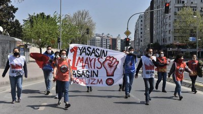 Turkey: Revolutionaries marched in small groups to traditional Taksim Square and were arrested.