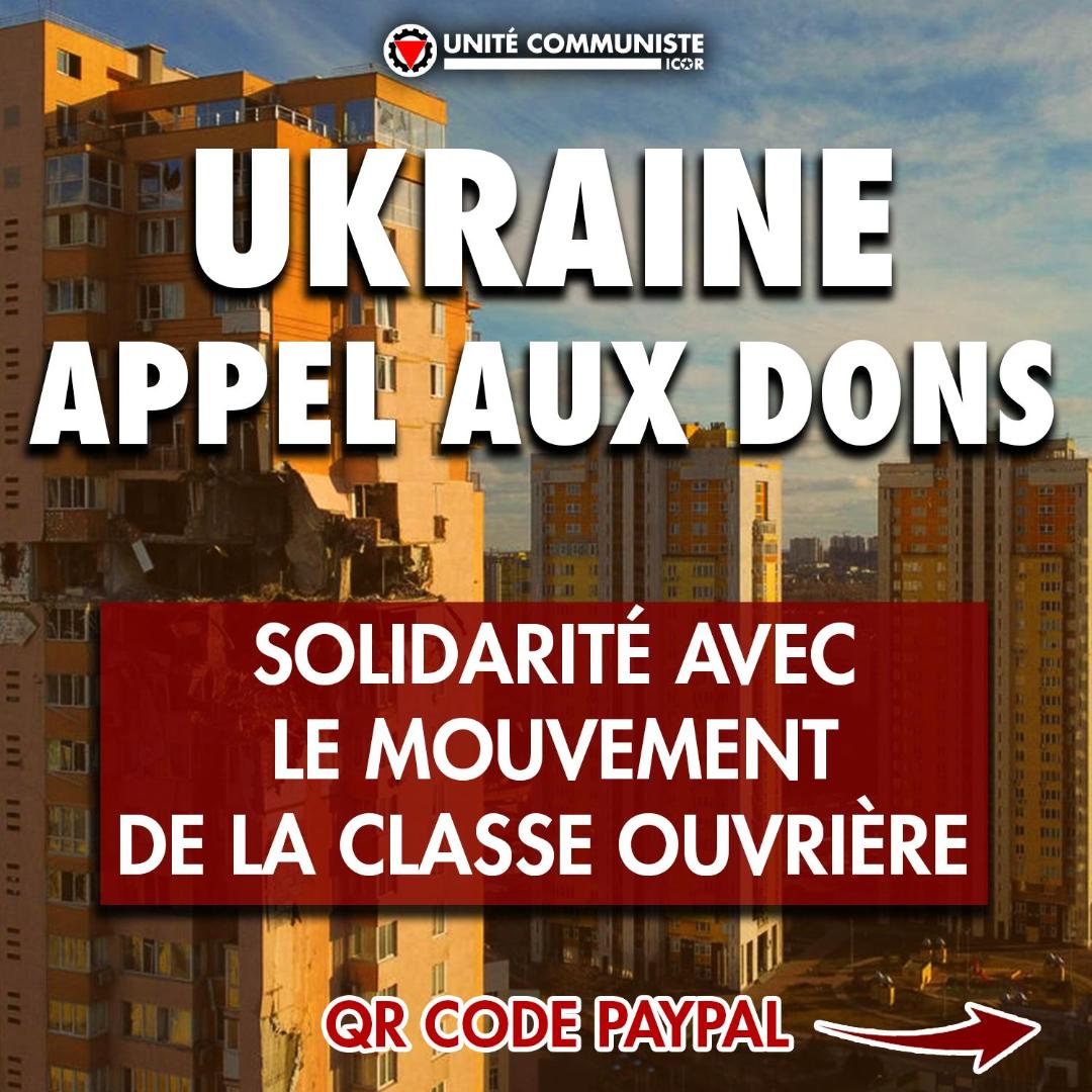 Ukraine Appel aux Dons