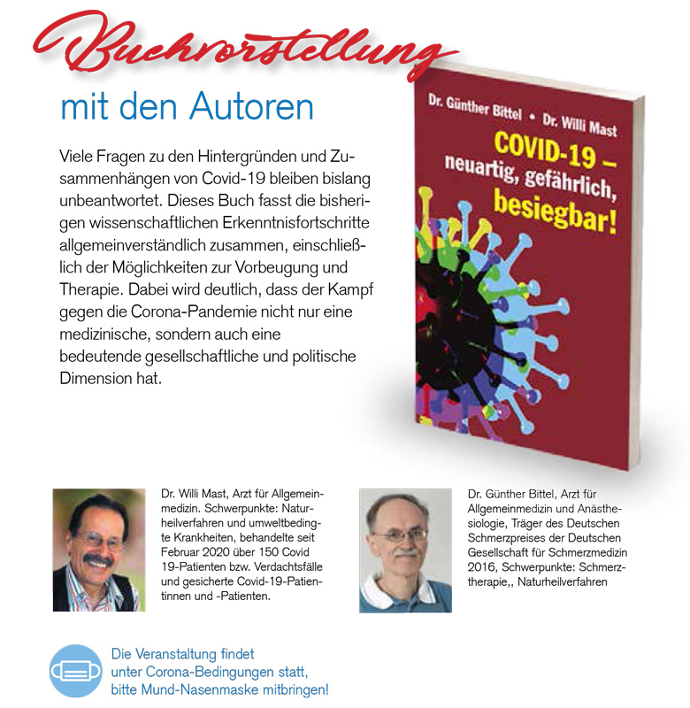 Buchvorstellung Covid