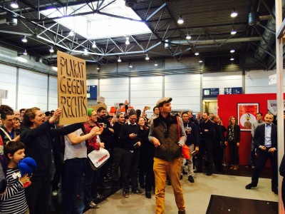 Protest Leipziger Buchmesse 2017